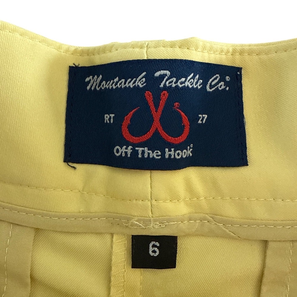 Montauk Tackle Company Boat Shorts 4.5" Inseam UPF 50 Size 6 Preppy Coastal - Picture 7 of 11
